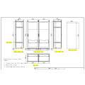 Boîte de compteur électrique de fabrication de tôles extérieure étanche